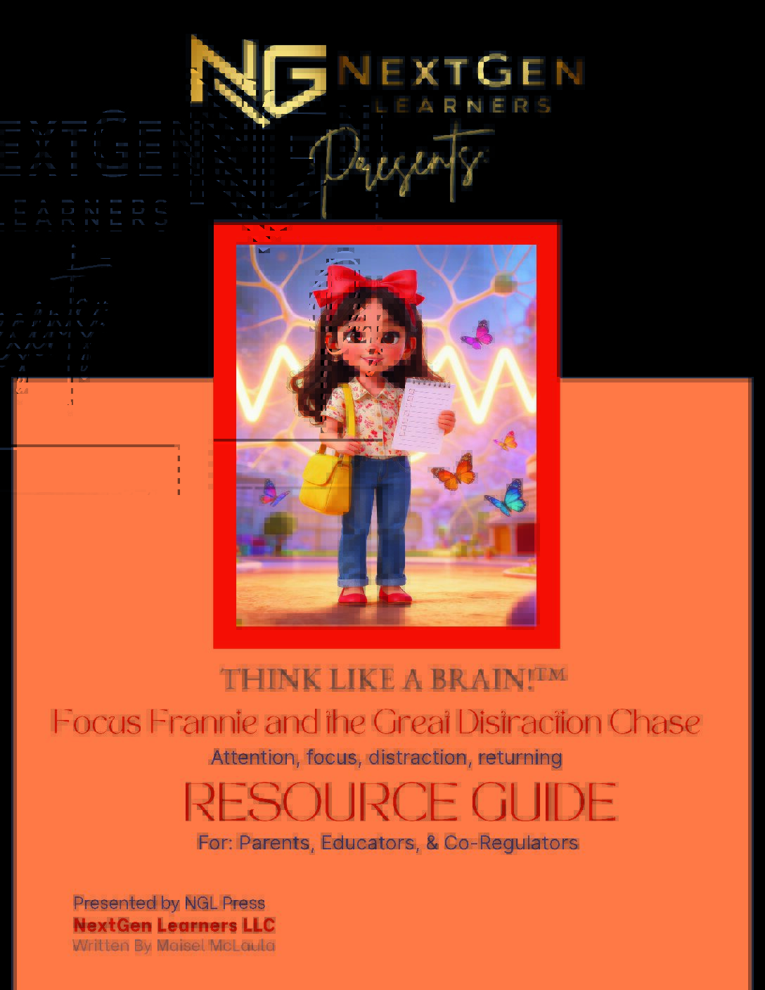 Focus Frannie's Activity Pack cover Focus Frannie's Activity Pack cover page