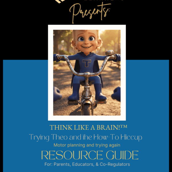 activity pack trying theo and the how to hiccup (busy brain cafe)
