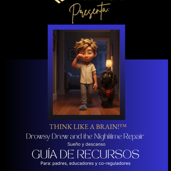 drowsy drew and the nighttime repair activity pack (spanish)