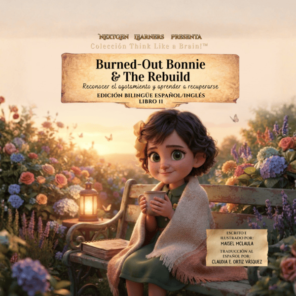 front cover burned out bonnie and the rebuild bilingual (spanish)