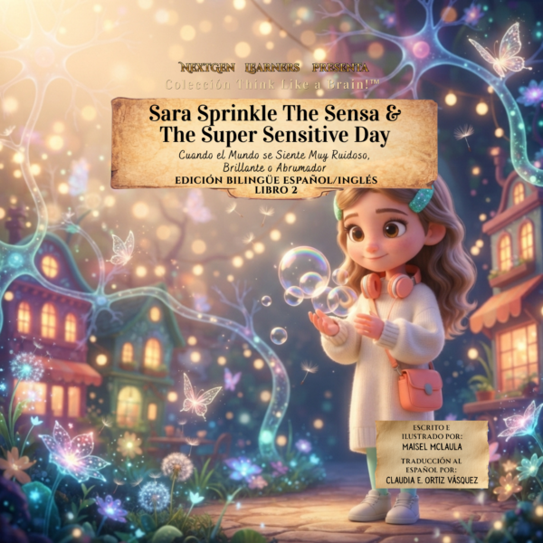 front cover sara sprinkle the sensa bilingual (spanish)
